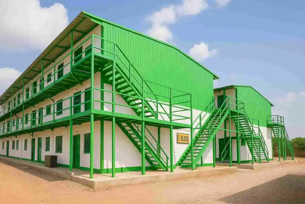 Eco-friendly prefab labour camps