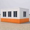 Container Portable Cabin with triple window design