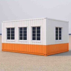 Container Portable Cabin with triple window design
