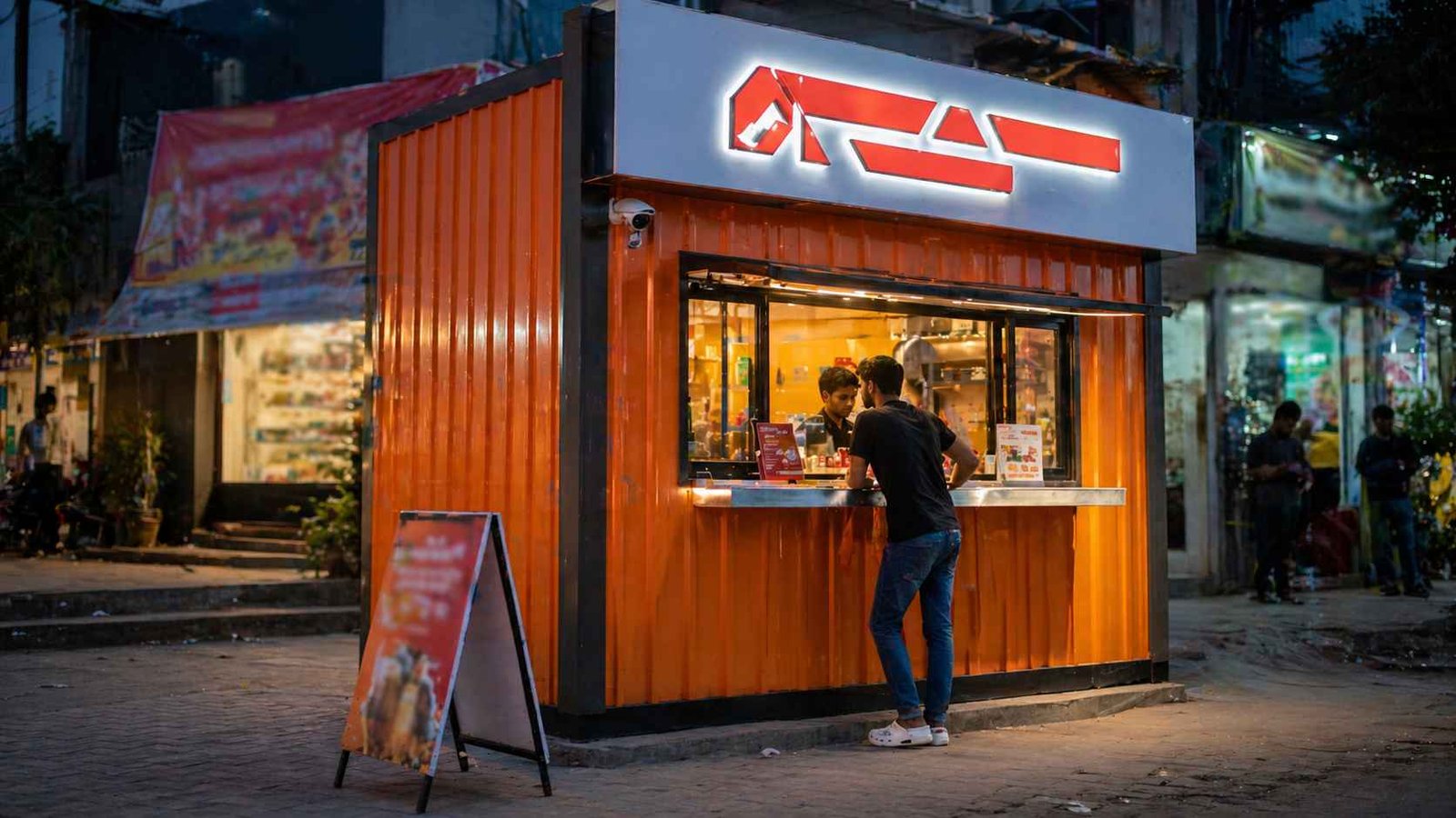 porta cabin shop branded custom colour RAL cladding franchise India SAMAN