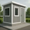 Grey security porta cabin
