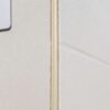 Close-up of factory-applied panel-edge sealant bead on a SAMAN labor cottage PUF sandwich panel joint