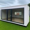 Office Portable Cabin with glass partitions
