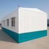 Prefab Portable Teal and White Office Cabin in Gurgaon NCR