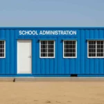 School administration containerized office