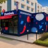 Domino’s Shipping Container Cafe Faridabad NCR Exterior