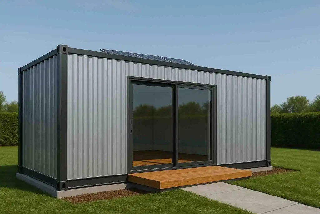 solar powered container house