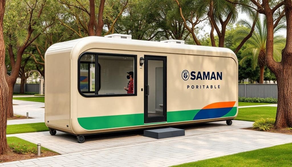 FRP Portable Security Cabin