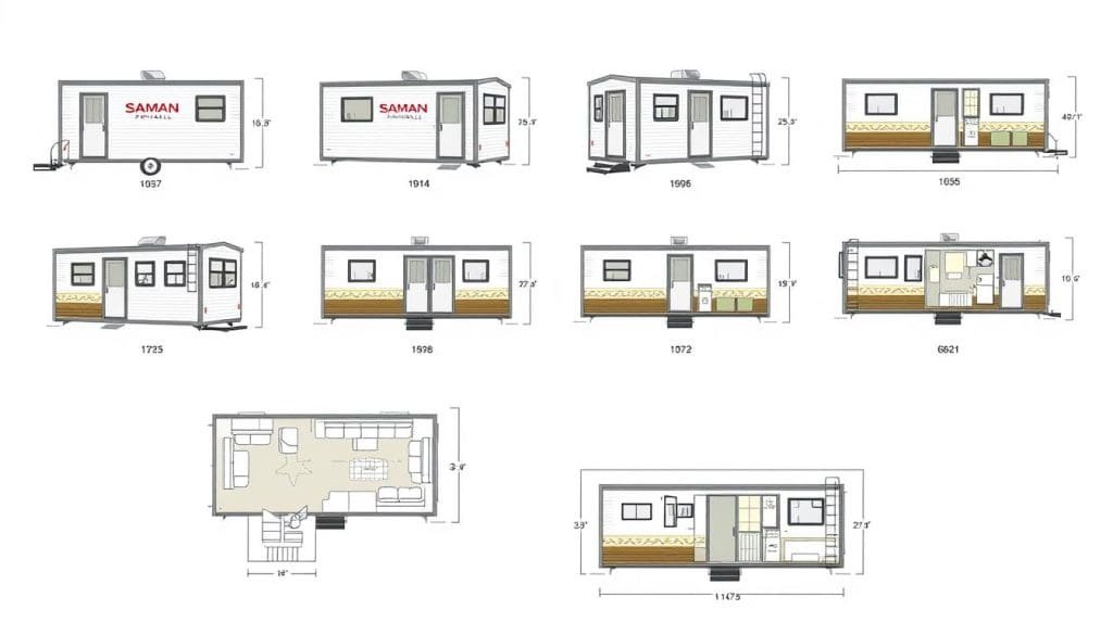 Portable cabin dimensions