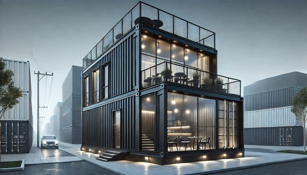 shipping container home extensions