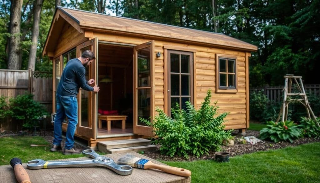 portable cabin maintenance
