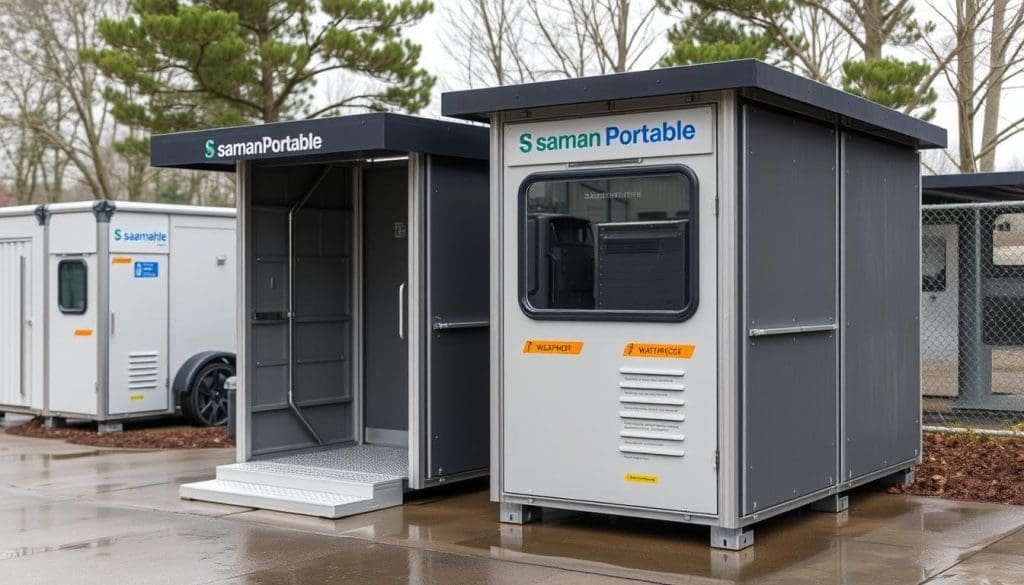 weatherproof security cabins