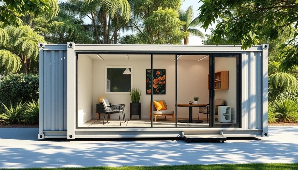 20 ft container office layout plans