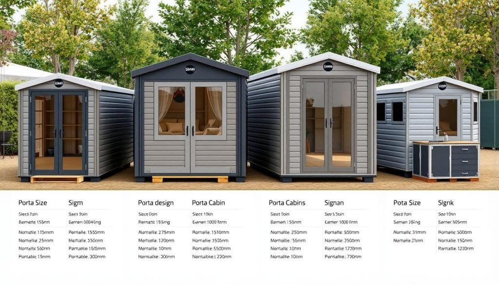Porta Cabin Size Specifications