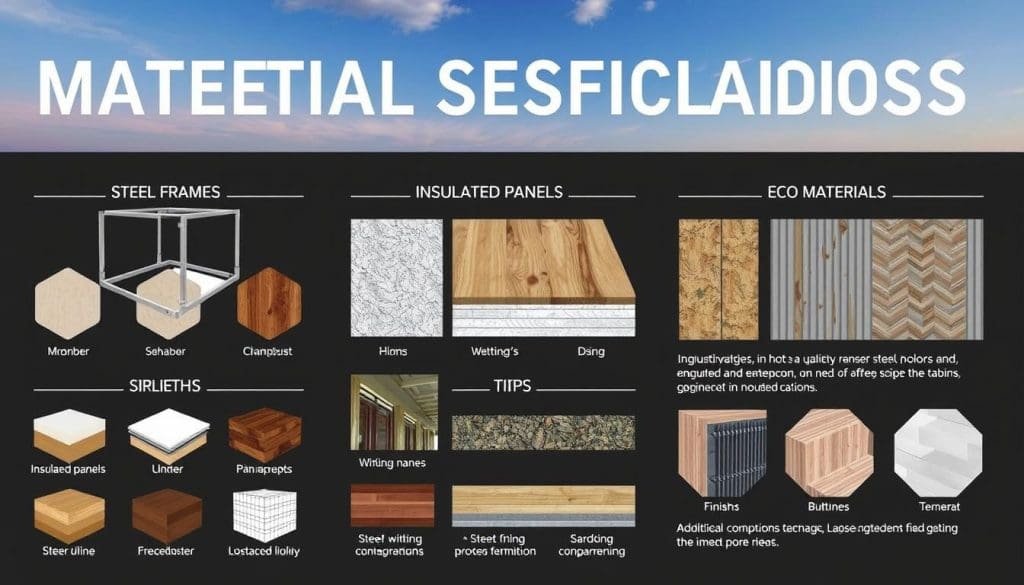Portable Cabin Material Specifications