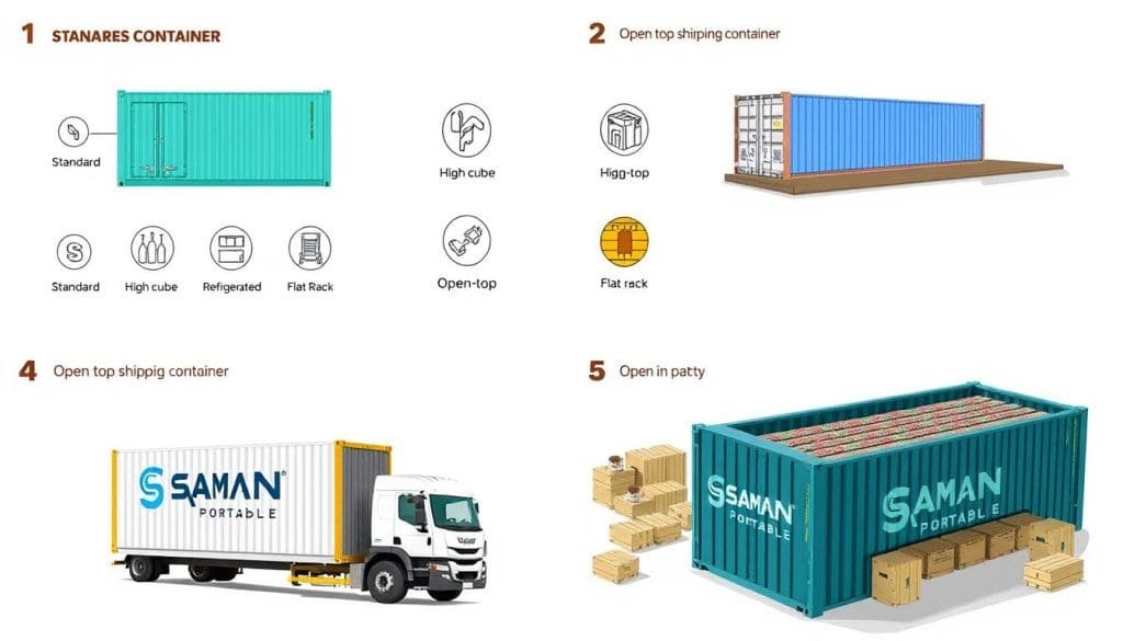 Shipping container types