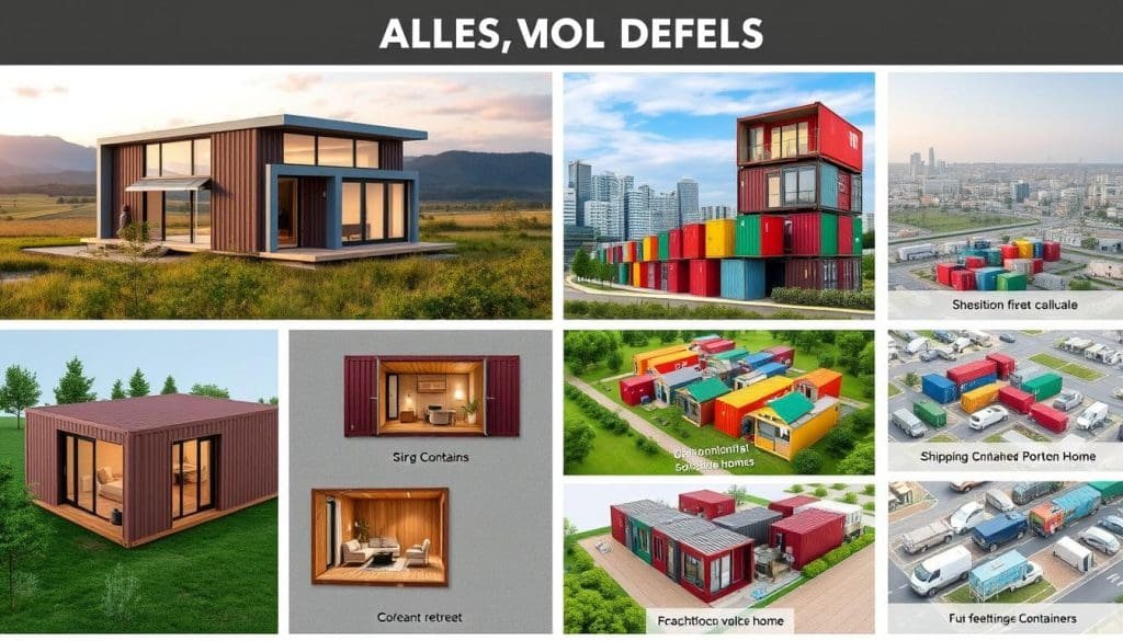 Shipping containers for homes