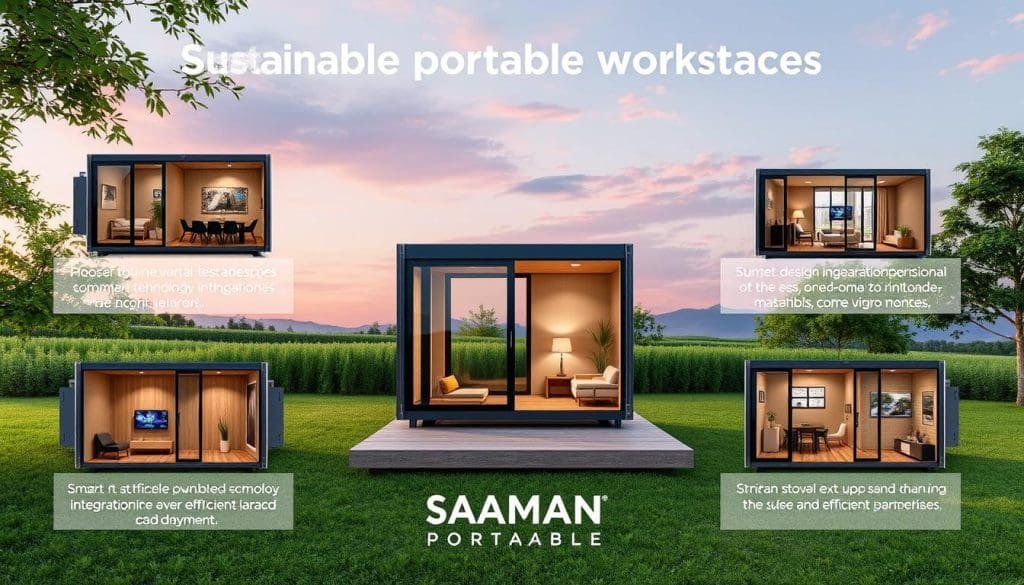 Sustainable portable workspaces