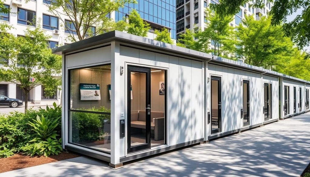 prefabricated security cabins