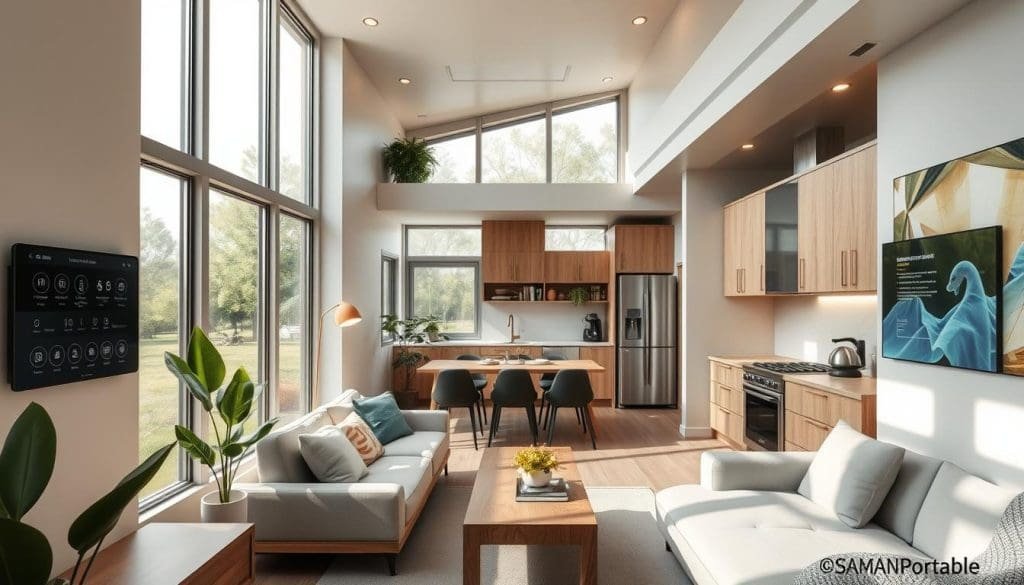 smart home technology in modern prefab homes