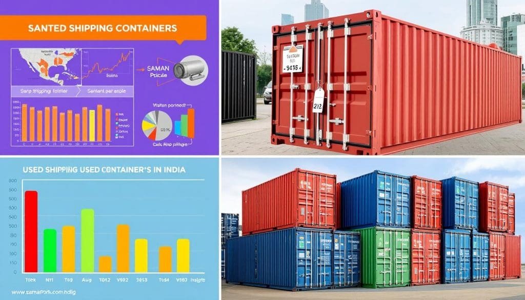 used shipping container price in india
