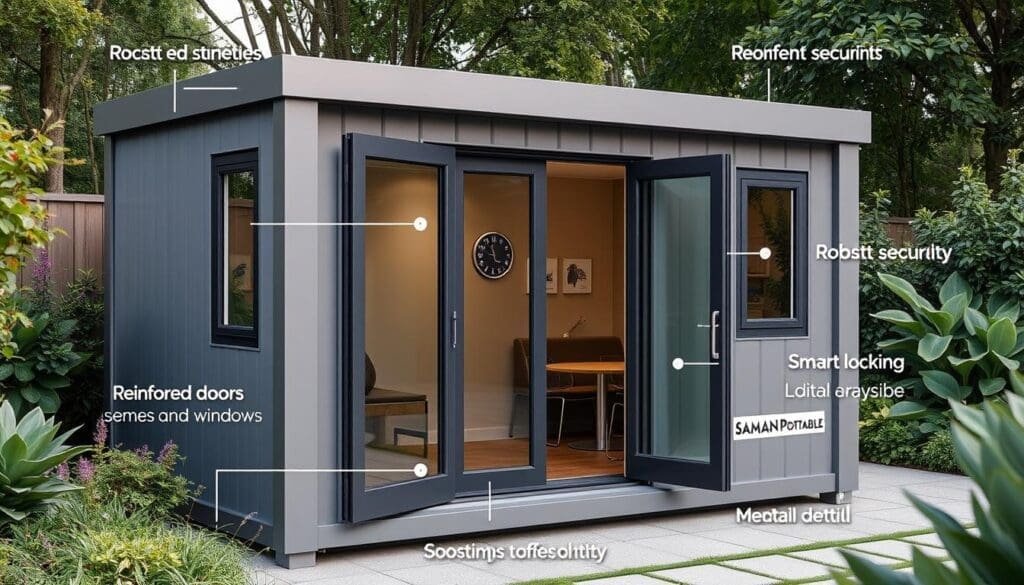 Portable Office Cabin Security Features Portable Office Cabin Security Features