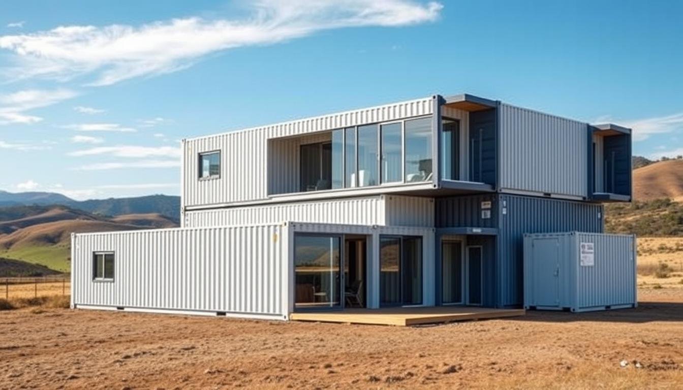 Office Made Out of Shipping Containers