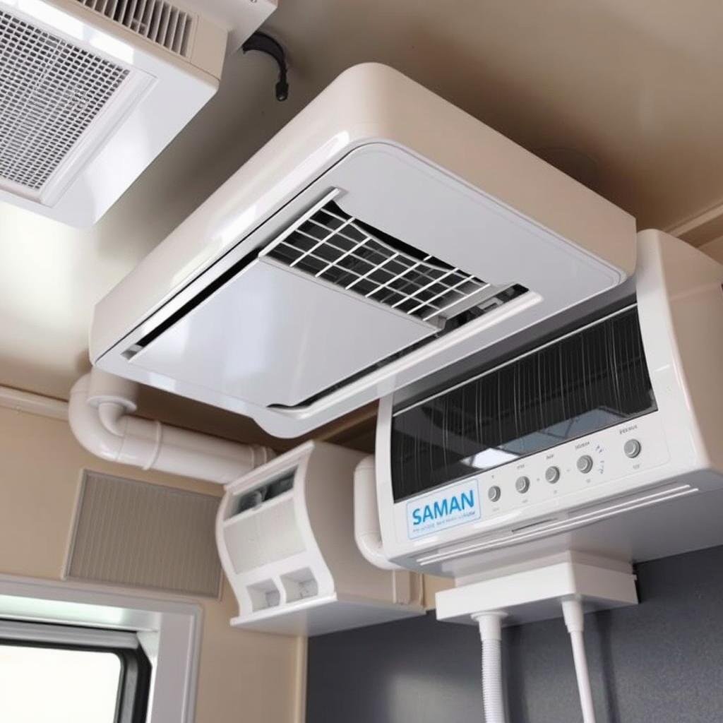Climate control systems in portable office cabins