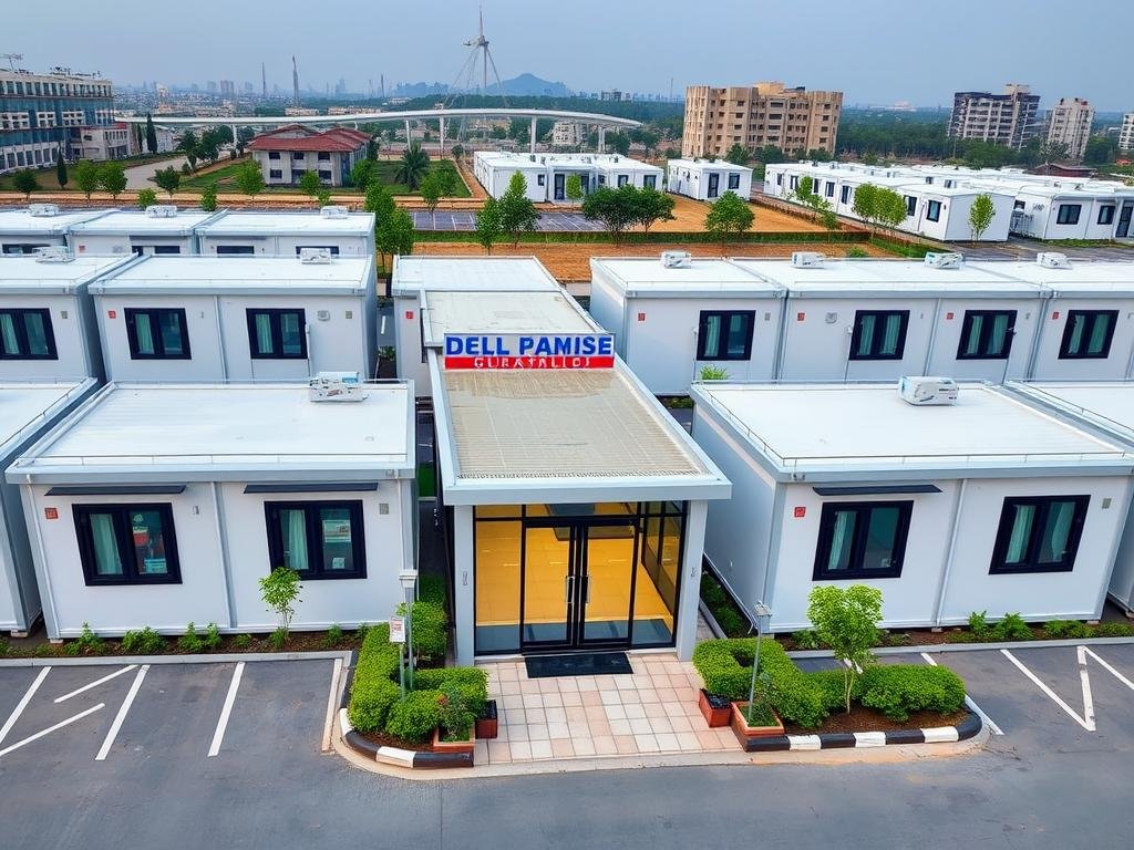 Completed portable cabin office installation in DLF Phase 3 Gurgaon Completed portable cabin office installation in DLF Phase 3 Gurgaon