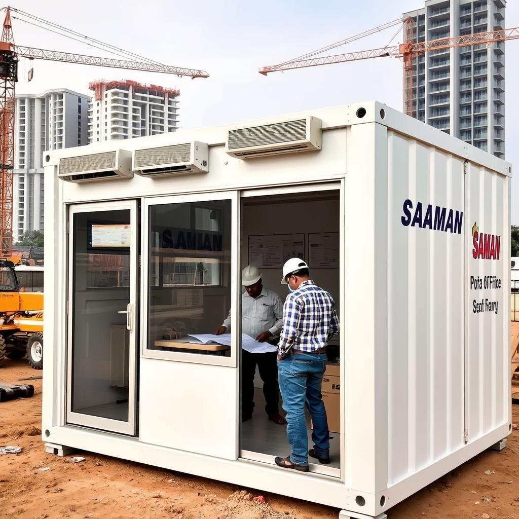 Construction site office porta cabin in Gurugram Construction site office porta cabin in Gurugram