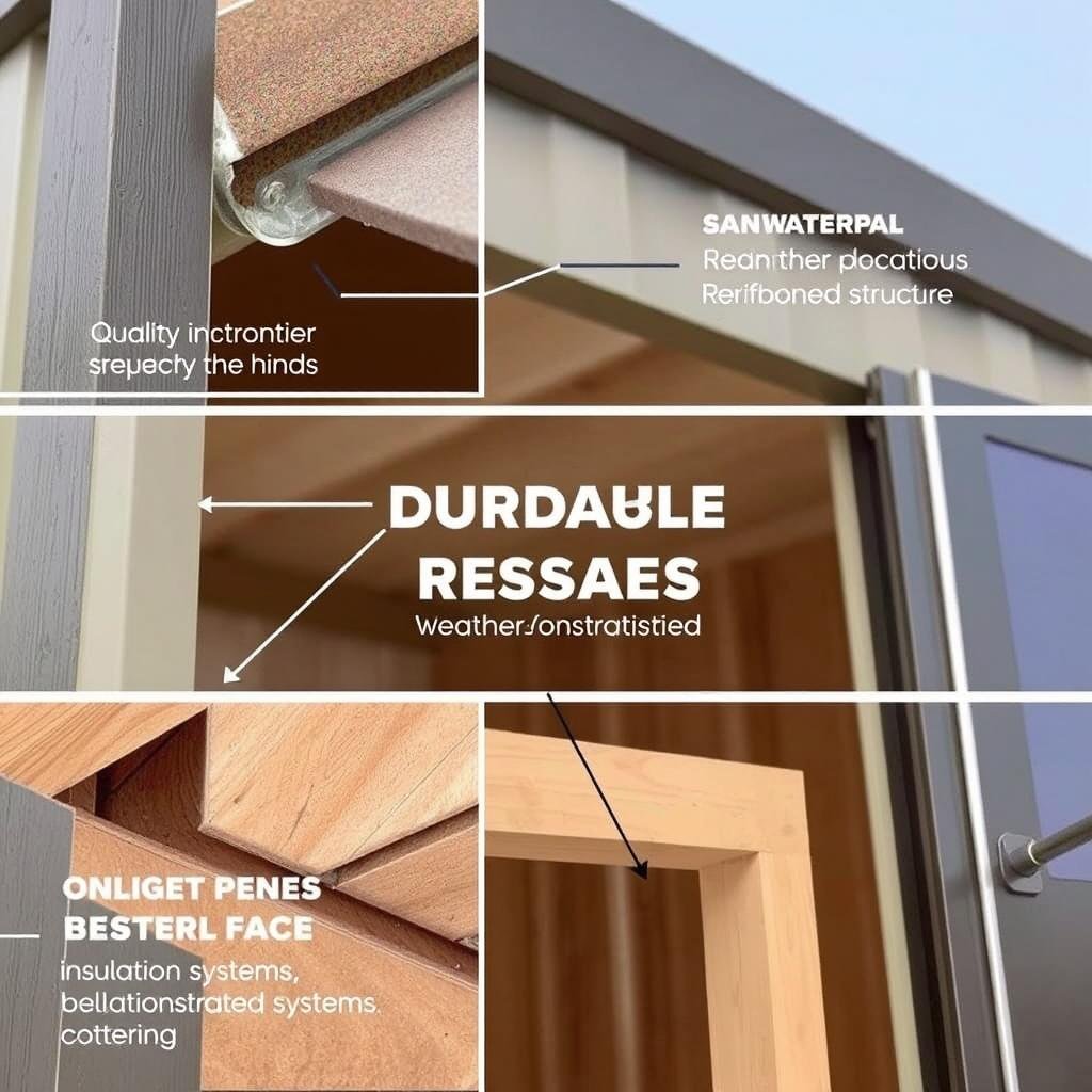 Durable construction of portable office cabins for Ghaziabad climate