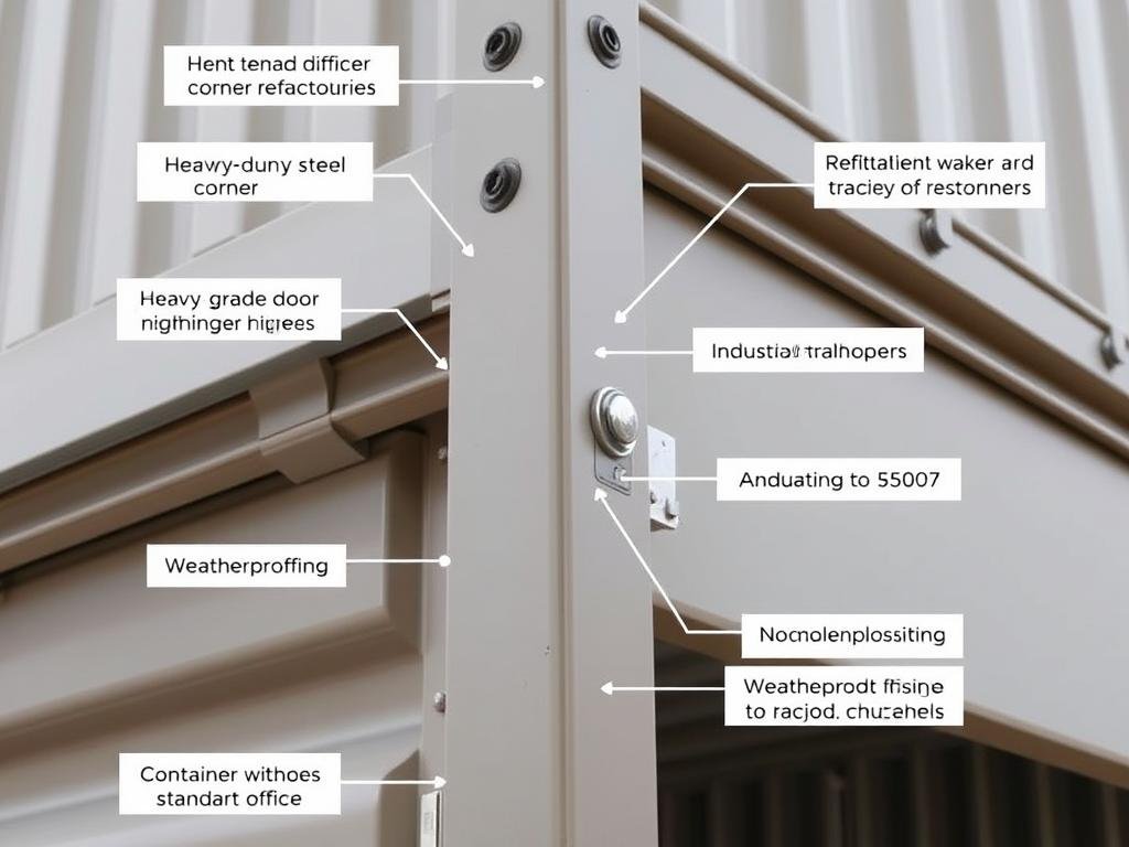 Heavy-duty container office with reinforced structure in Greater Noida