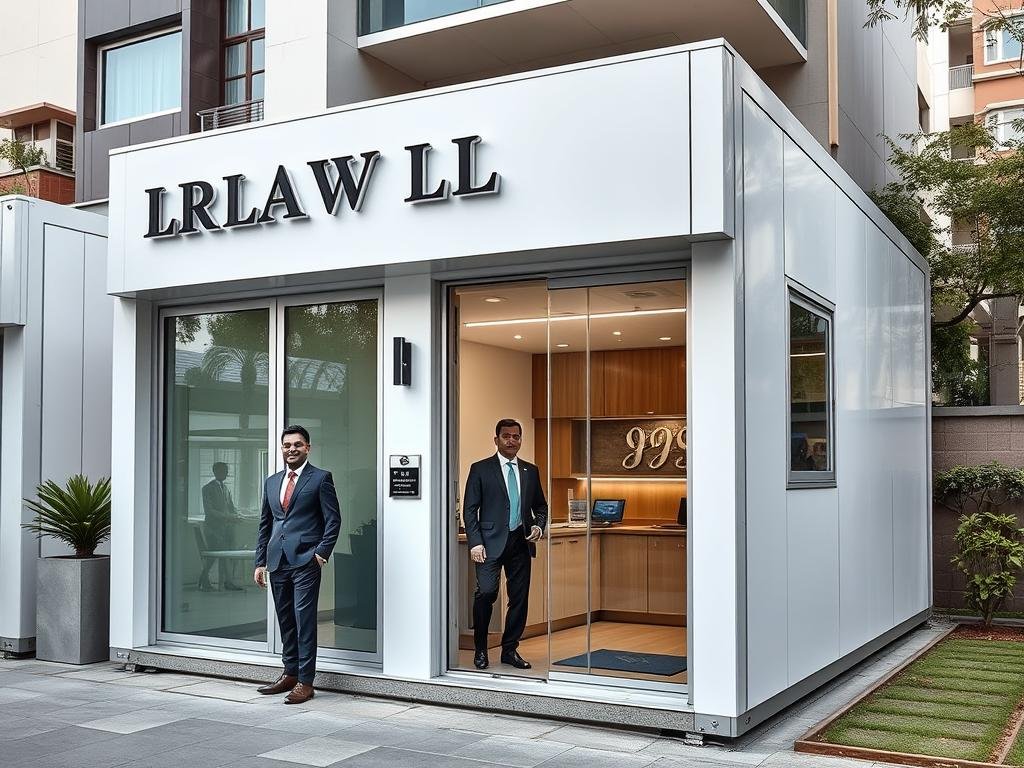 Law firm using a premium portable office in Defence Colony, South Delhi