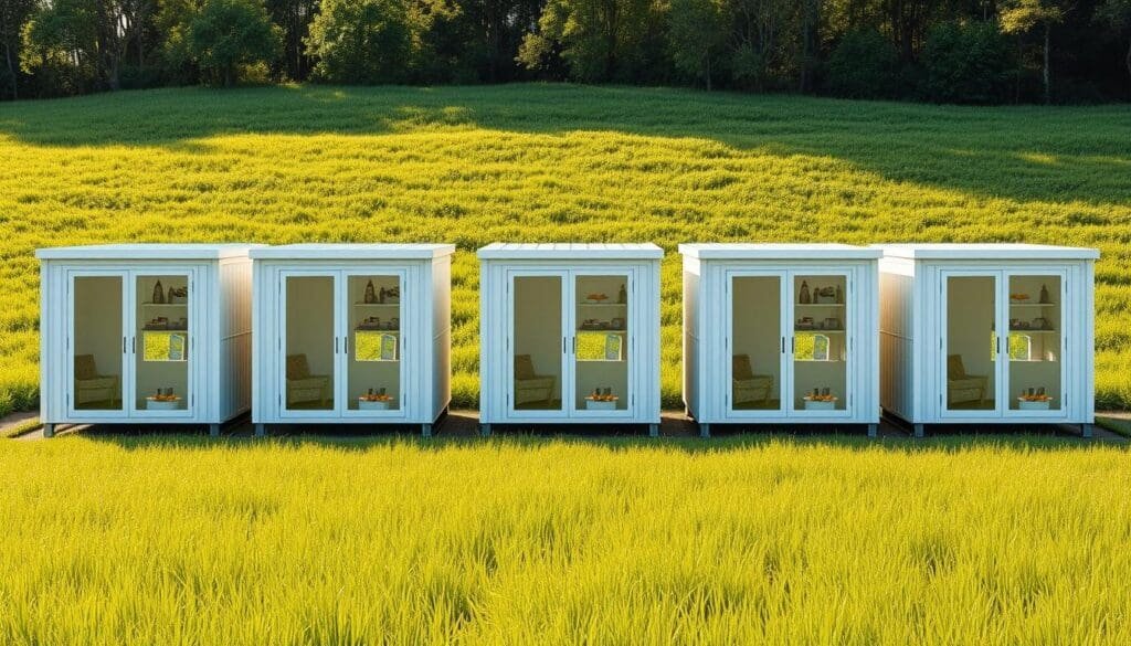 Low-cost porta cabins