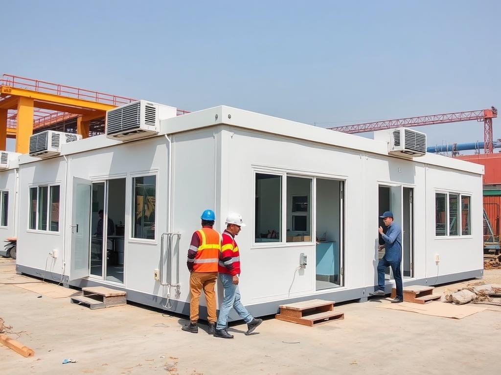 Modular Prefabricated Office Cabin for Surajkund industrial projects