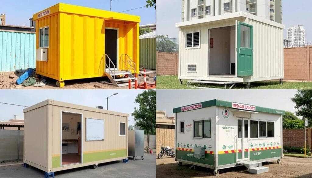 Multiple porta cabin applications in Delhi NCR Multiple porta cabin applications in Delhi NCR