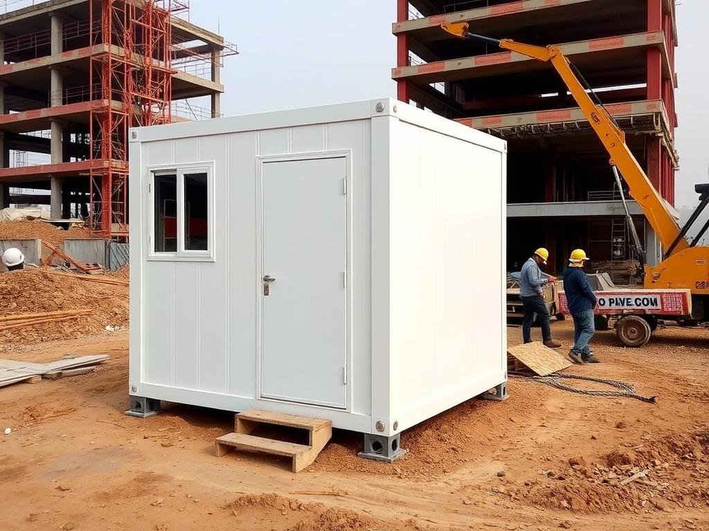 PUF Panel Portable Office Cabin for Faridabad construction sites