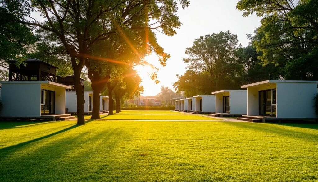 Portable Cabins in BTM Layout