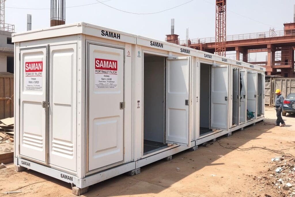 Portable Toilet Block for construction site in Faridabad