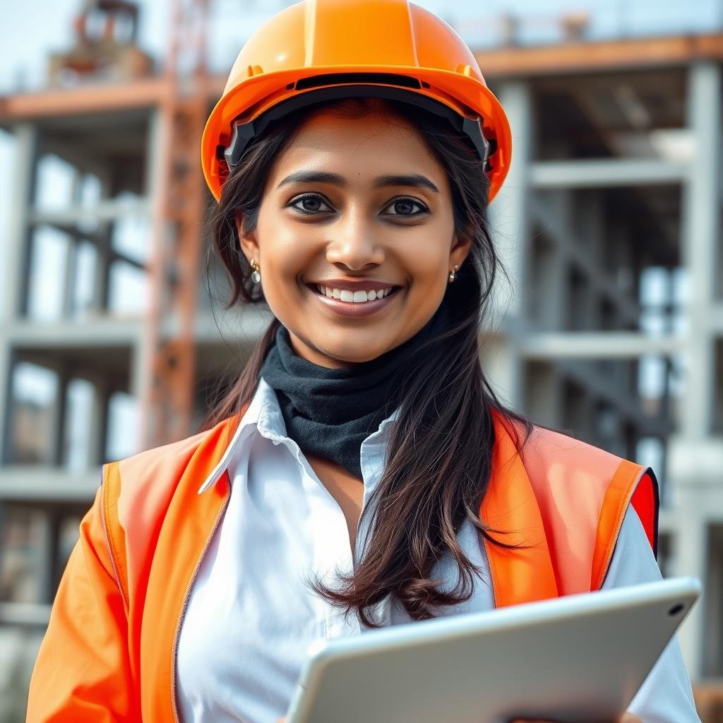 Portrait of a site engineer from a government contractor who used SAMAN's solutions