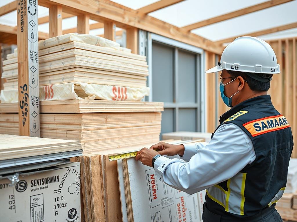 Quality inspection of portable cabin materials in North Delhi