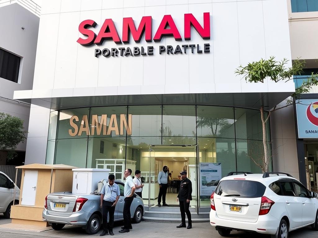 SAMAN Portable's office and display center in West Delhi