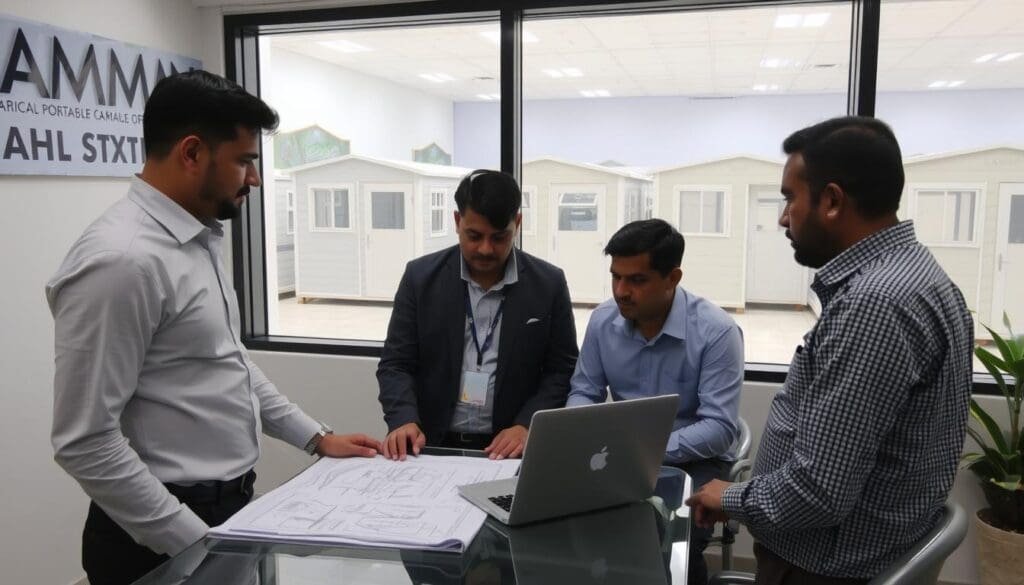 SAMAN portable cabin consultation in North Delhi office