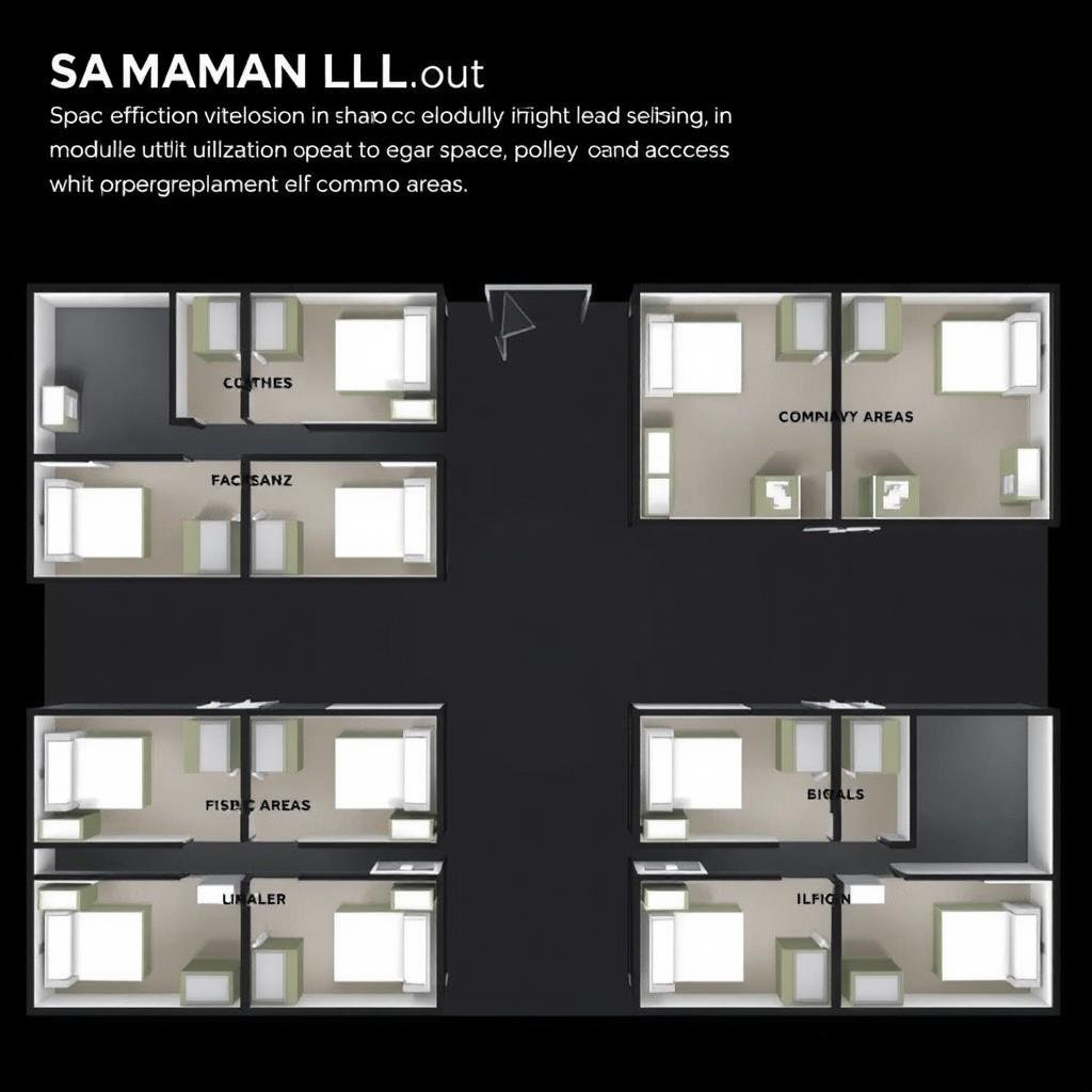 Space-efficient layout of SAMAN labour colony units in East Delhi