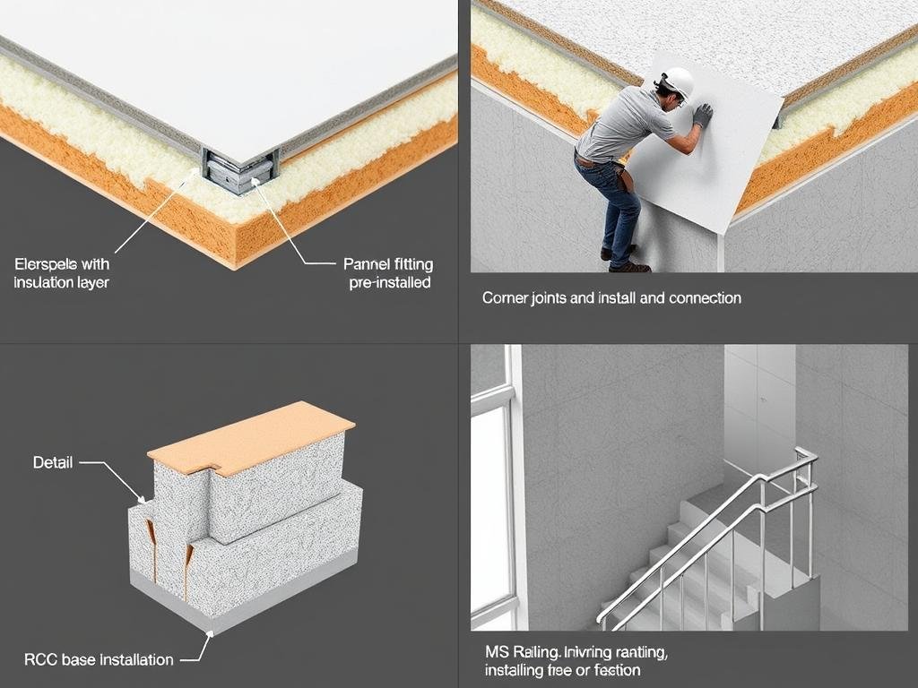 Technical details of PUF panel construction used in SAMAN's labour colonies