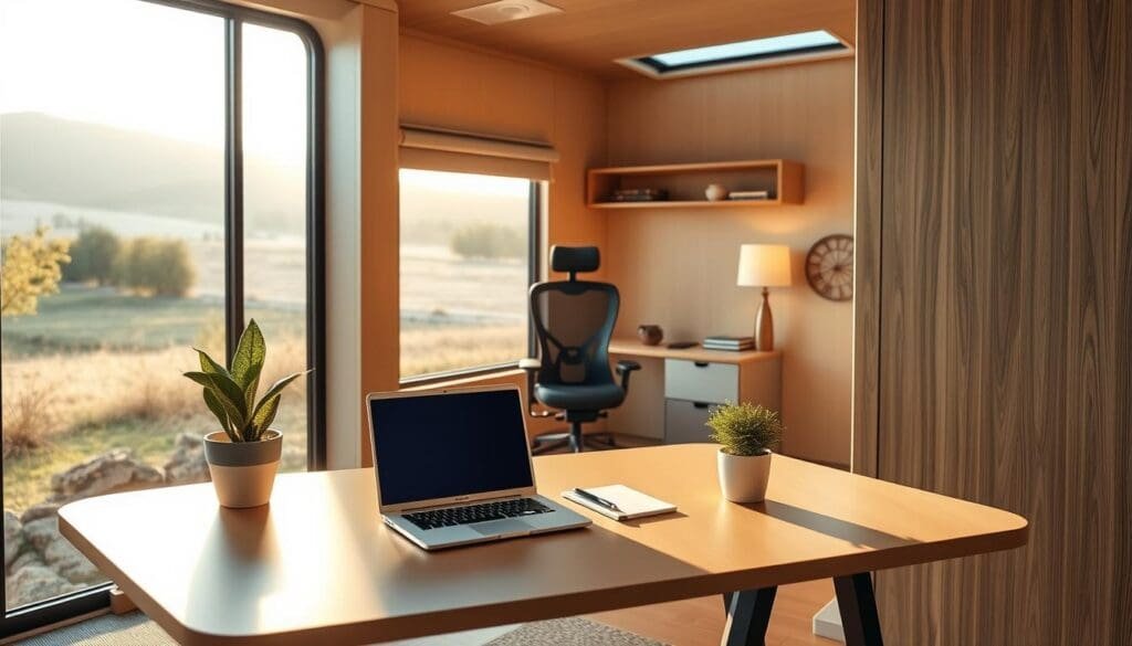 designing portable office setups