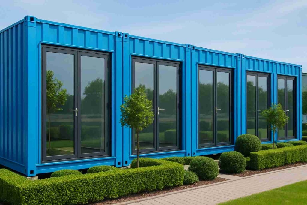 Multi-unit container office row