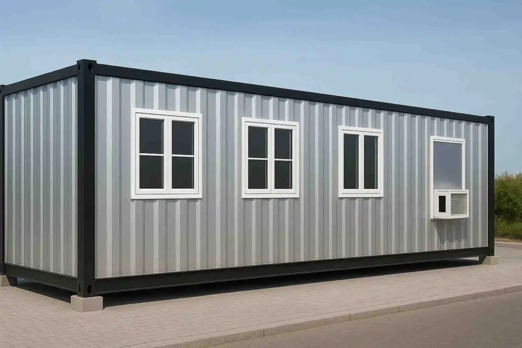 Silver porta cabin design